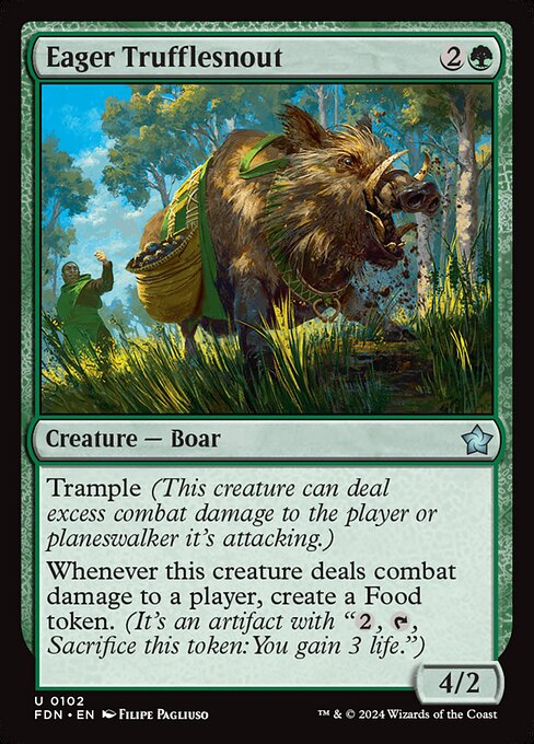 *Foil Eager Trufflesnout — FDN — 102