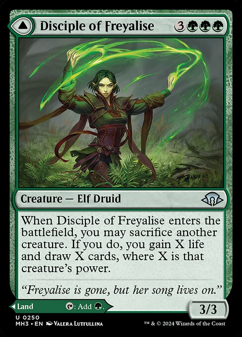 Disciple of Freyalise // Garden of Freyalise - (mh3 Modern Horizons 3-250)