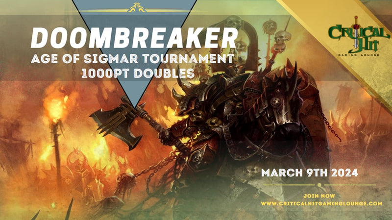 Doombreaker Warhammer Age of Sigmar Doubles Tournament