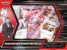 Pokemon - Team Rocket's Mewtwo EX Box