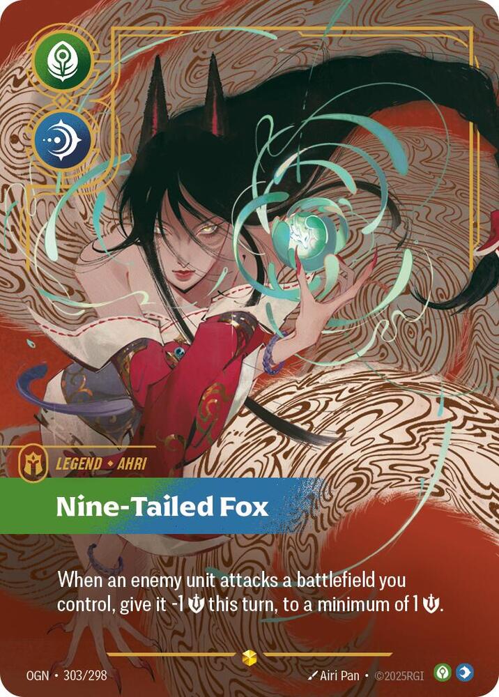 Ahri - Nine-Tailed Fox (Overnumbered) - Origins (OGN) - 303/298