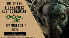 Out of the Stormvaults -  AOS Tournament December 20th