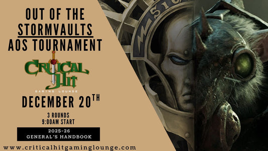 Out of the Stormvaults -  AOS Tournament December 20th