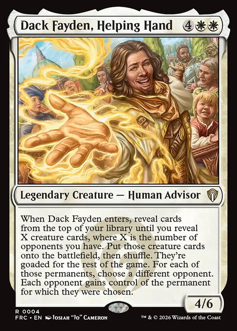 Dack Fayden, Helping Hand - frc Reality Fracture Commander - #4