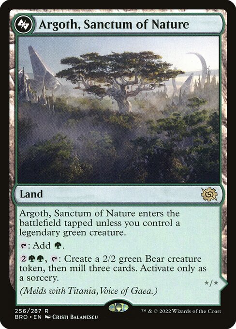*Foil Argoth, Sanctum of Nature — BRO — 256a