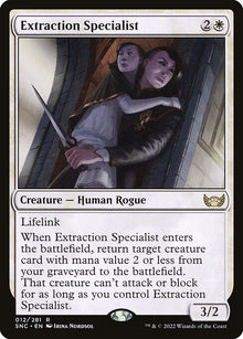 Extraction Specialist — SNC — 12