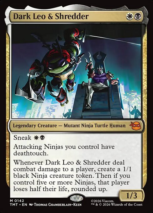 Dark Leo & Shredder - tmt Teenage Mutant Ninja Turtles - #142