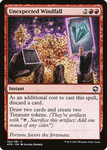 *Foil Unexpected Windfall — AFR — 164