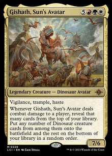 Gishath, Sun's Avatar - lci The Lost Caverns of Ixalan - #229
