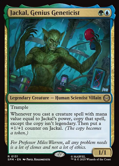 Jackal, Genius Geneticist — SPM — 131