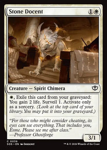 Stone Docent - (sos-36) - Near Mint (*Foil )