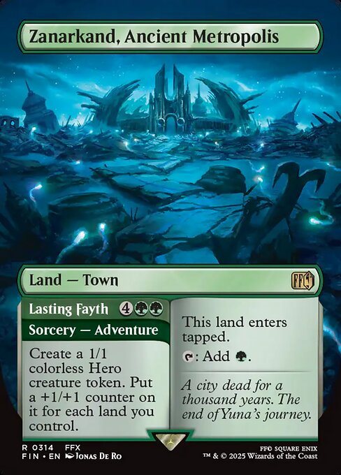 *Foil Zanarkand, Ancient Metropolis // Lasting Fayth — FIN — 314