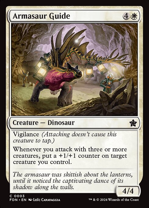 *Foil Armasaur Guide — FDN — 3