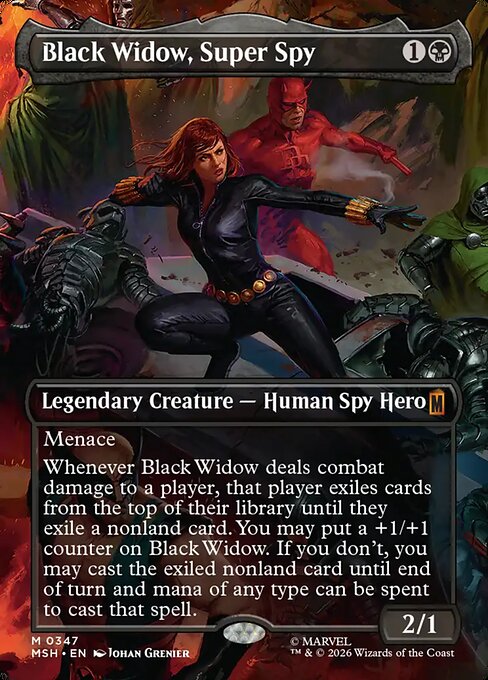 Black Widow, Super Spy - Marvel Super Heroes #347