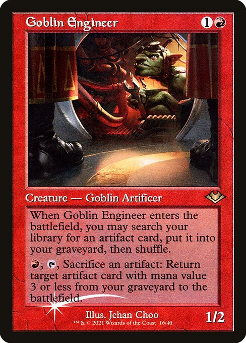 *Foil Goblin Engineer — H1R — 16