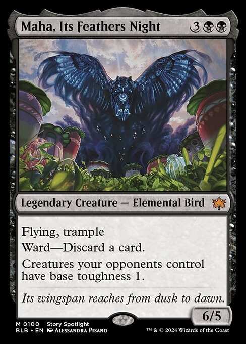 Maha, Its Feathers Night — BLB — 100