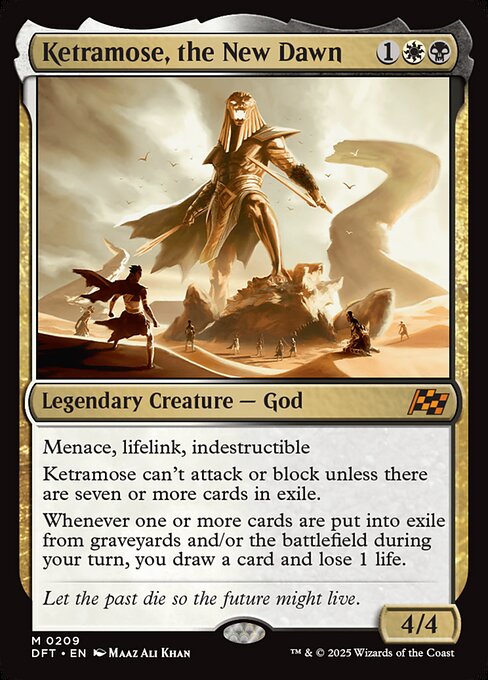 Ketramose, the New Dawn — DFT — 209