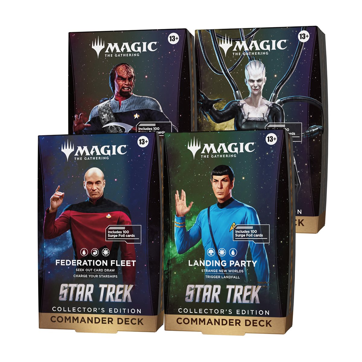 MTG Star Trek - Collector Commander Decks (Set of 4) (Preorder)