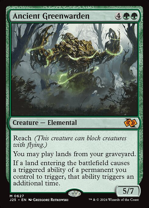 Ancient Greenwarden — J25 — 627
