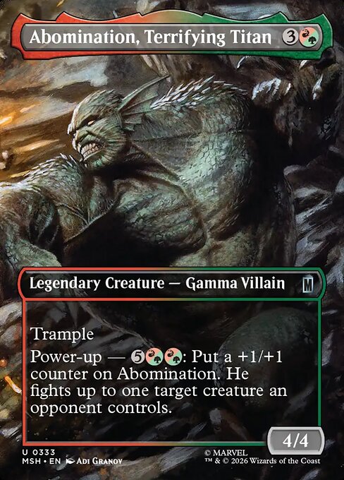 Abomination, Terrifying Titan - Marvel Super Heroes #333