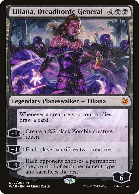 Liliana, Dreadhorde General — WAR — 97