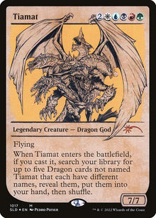 *Foil Tiamat — SLD — 1017