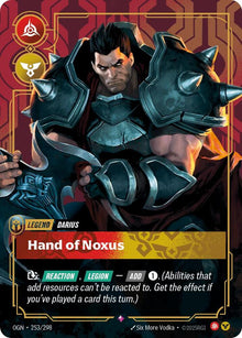 Darius - Hand of Noxus - Origins (OGN) - Rare - 253/298