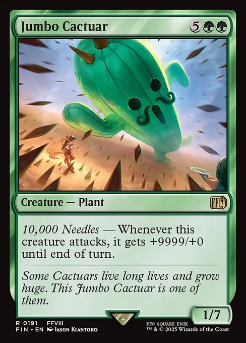 *Foil Jumbo Cactuar — FIN — 191