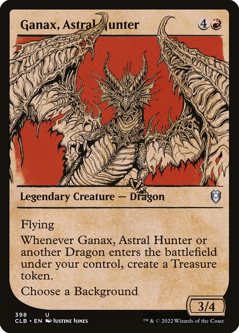 *Foil Ganax, Astral Hunter — CLB — 398