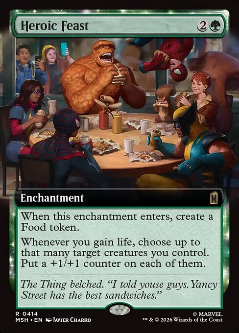 Heroic Feast - Marvel Super Heroes #414