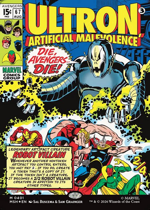 Ultron, Artificial Malevolence - Marvel Super Heroes #401