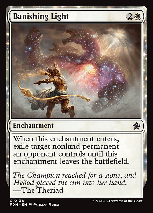 *Foil Banishing Light — FDN — 138