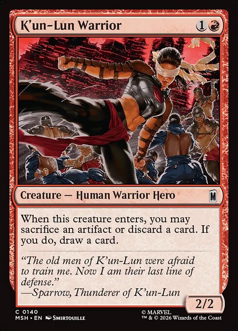 K'un-Lun Warrior - Marvel Super Heroes #140