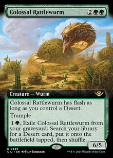 *Foil Colossal Rattlewurm — OTJ — 339