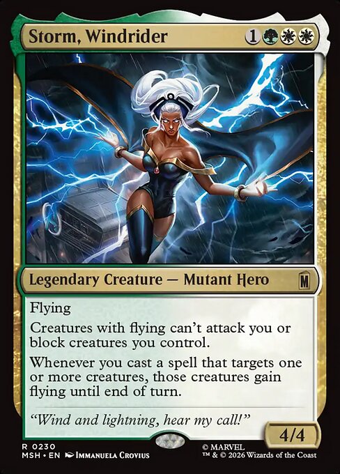 Storm, Windrider - Marvel Super Heroes #230