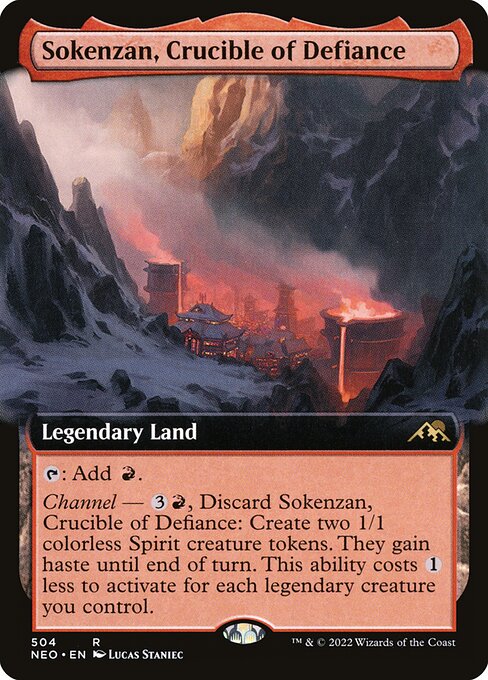 *Foil Sokenzan, Crucible of Defiance — NEO — 504