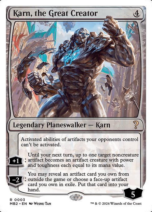 Karn, the Great Creator — MB2 — 3