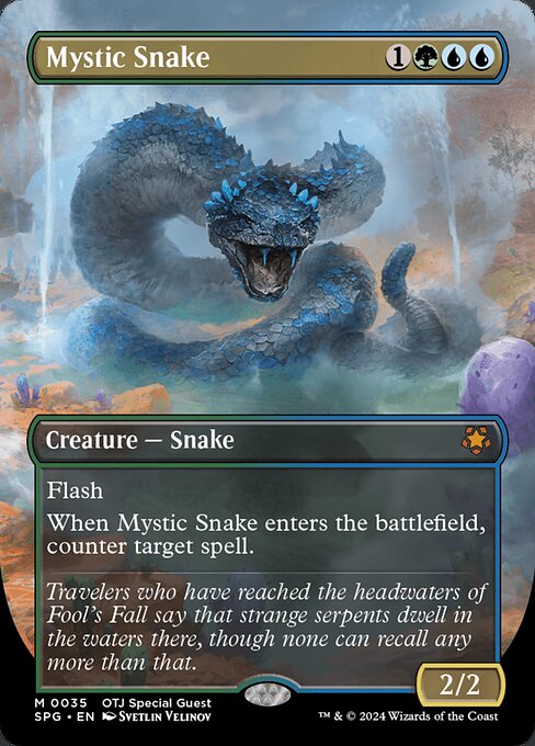 *Foil Mystic Snake — SPG — 35