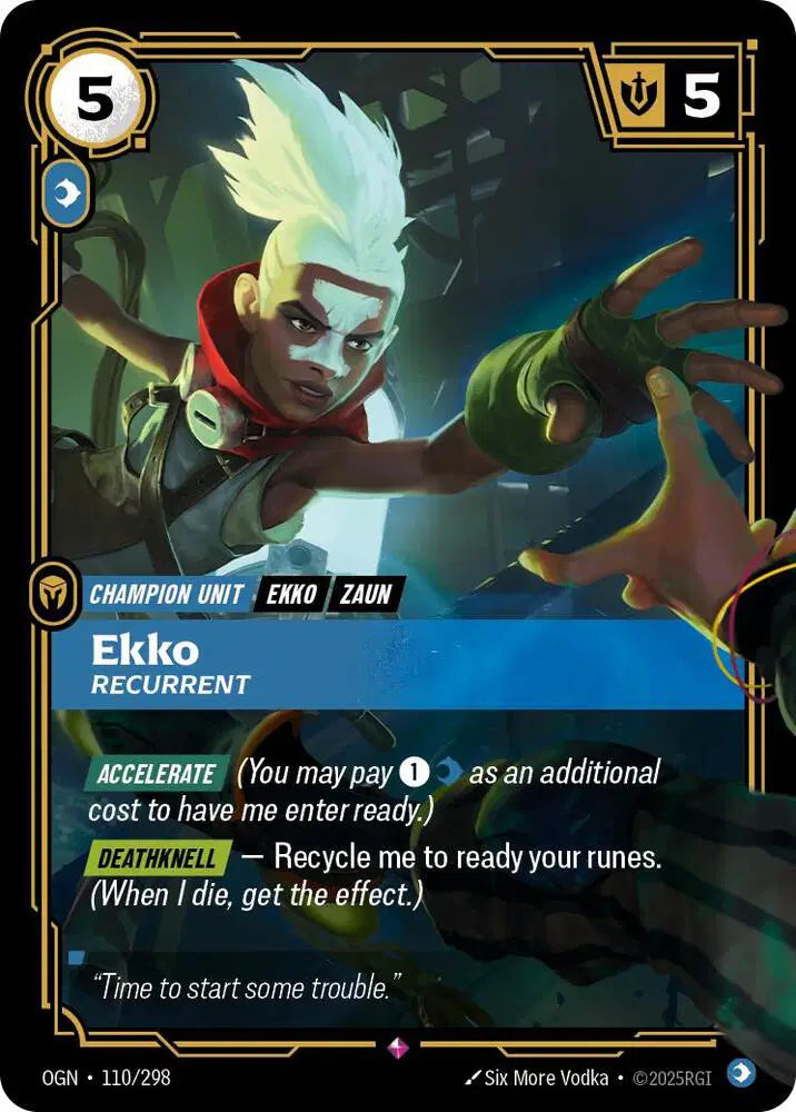 Ekko - Recurrent - Origins (OGN) - Rare - 110/298