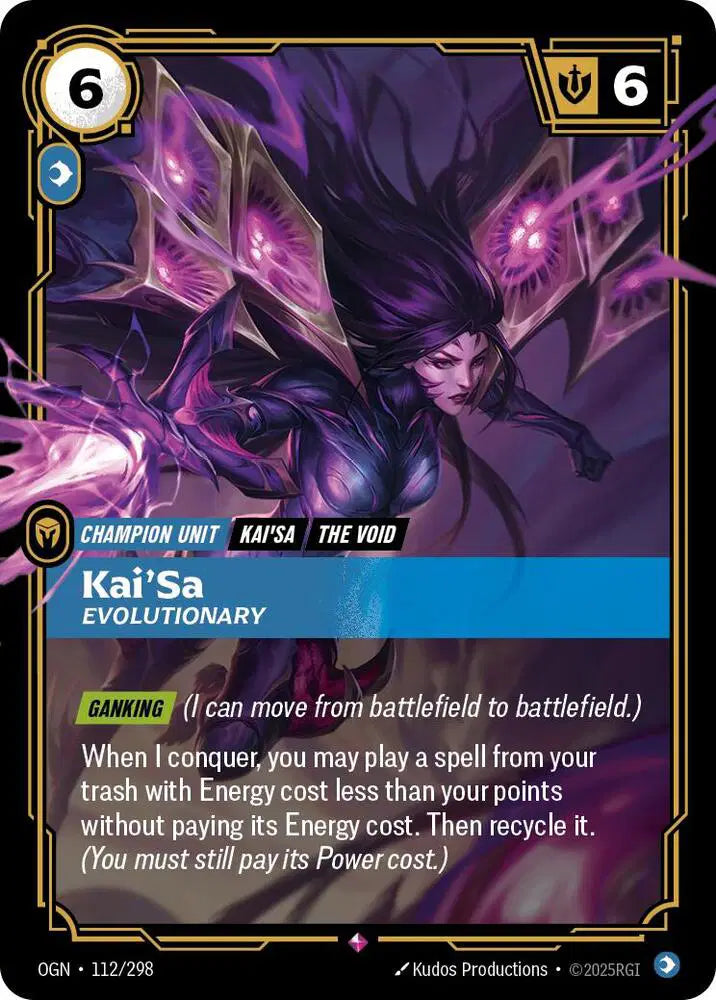 Kai'Sa - Evolutionary - Origins (OGN) - Rare - 112/298