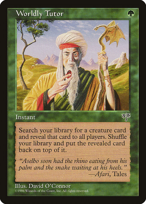 Worldly Tutor — MIR — 255