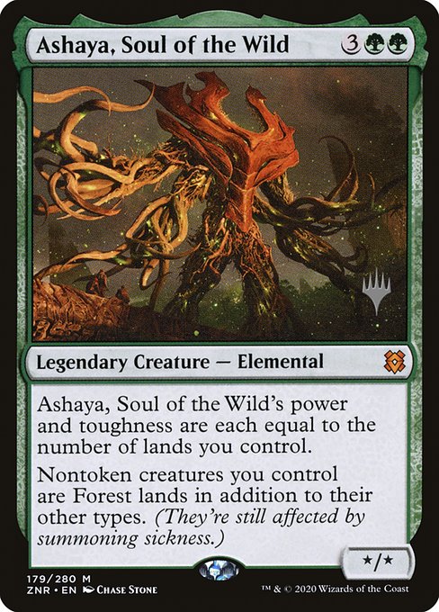 Ashaya, Soul of the Wild - (pznr-179p) - Near Mint (*Foil )