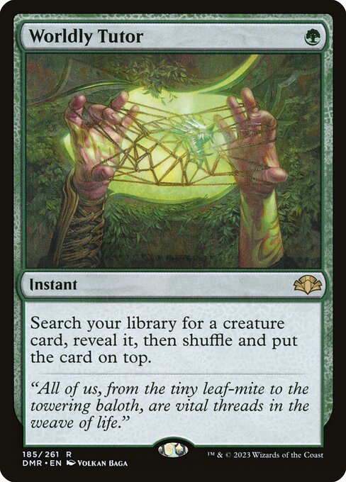 Worldly Tutor — DMR — 185