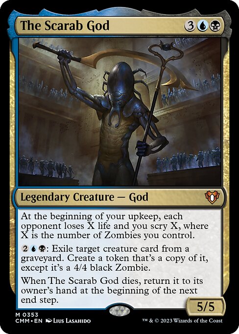 The Scarab God - cmm Commander Masters - #353