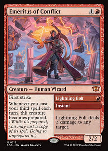 Emeritus of Conflict // Lightning Bolt — sos — 113