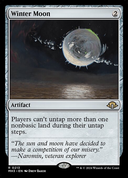 *Foil Winter Moon — MH3 — 213