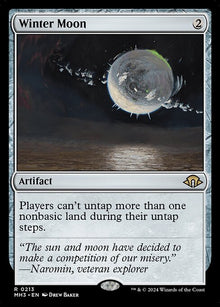 *Foil Winter Moon — MH3 — 213