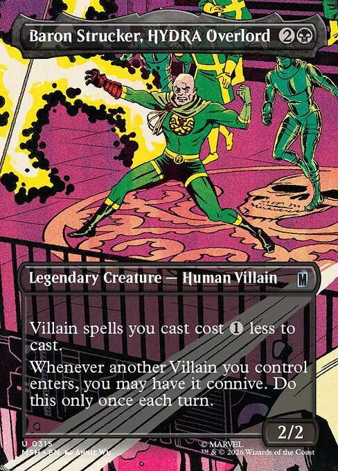 Baron Strucker, HYDRA Overlord - Marvel Super Heroes #315