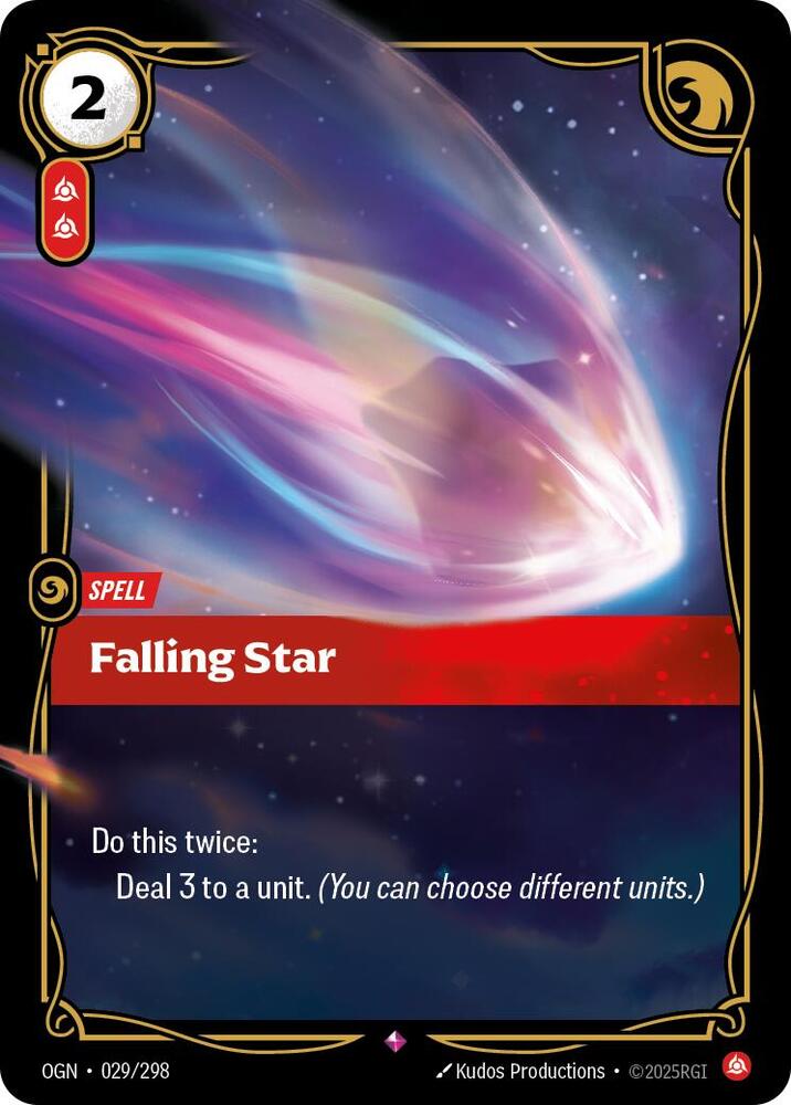 Falling Star - Origins (OGN) - Rare - 029/298