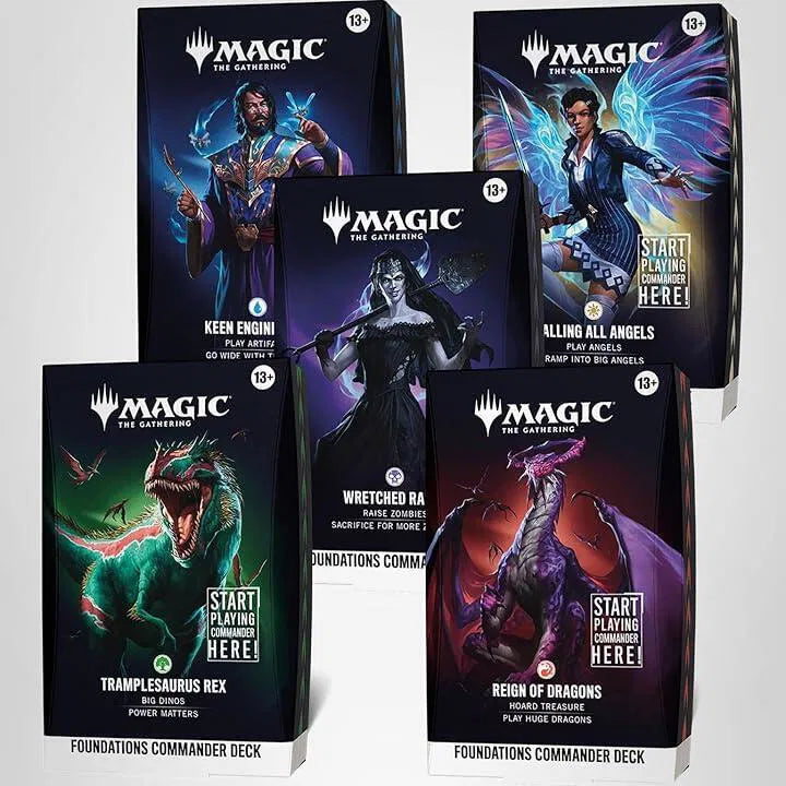 Foundations Commander Preconstructed Decks - Set of 5
